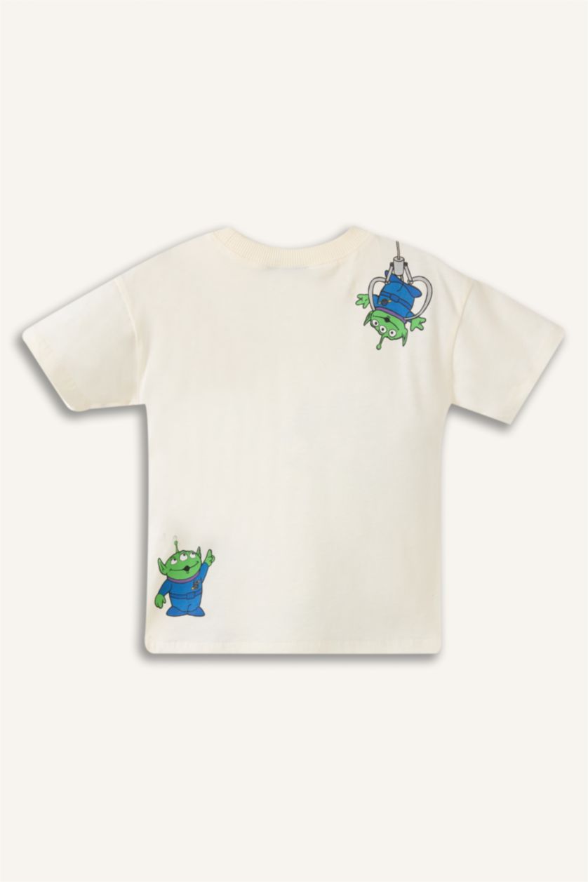 Erkek Bebek Ekru Toy Story Baskılı Tişört