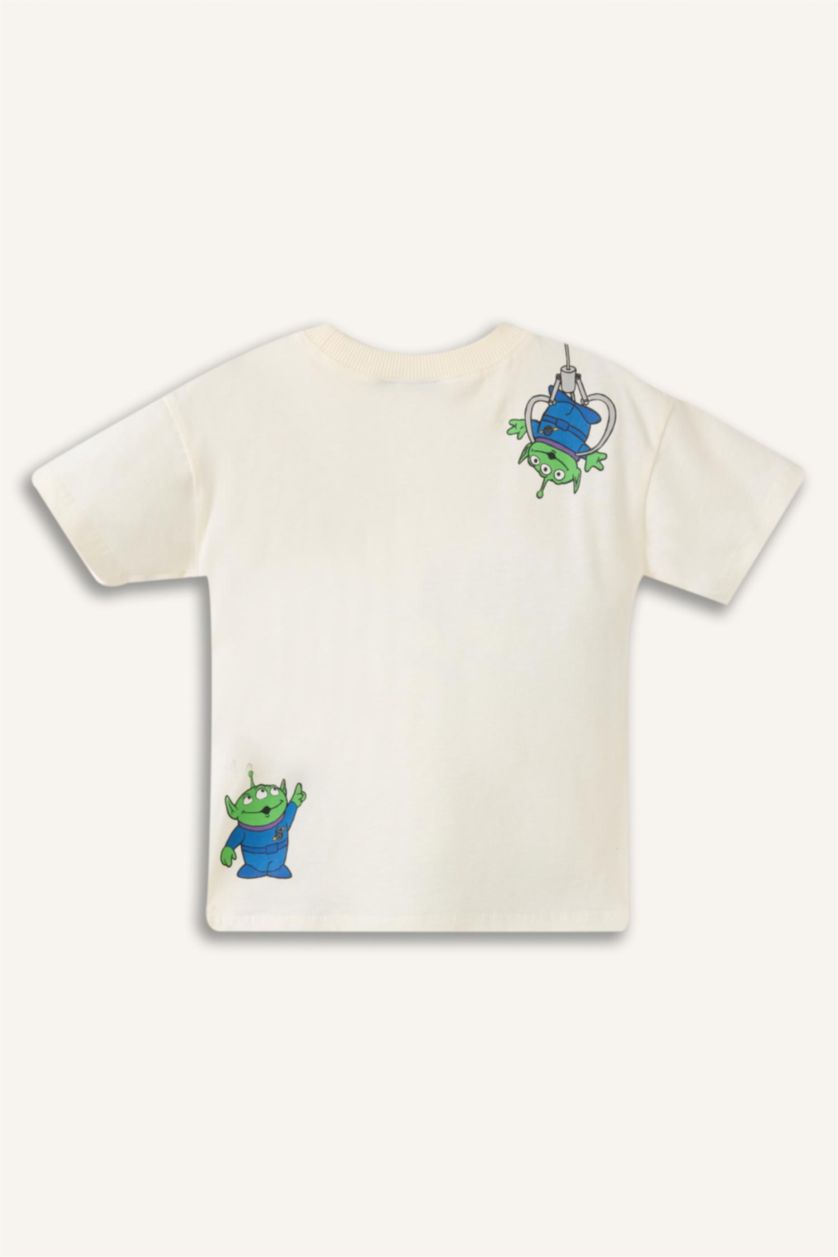 Baby Boys Ecru Toy Story Regular Fit Short Sleeve T-Shirt