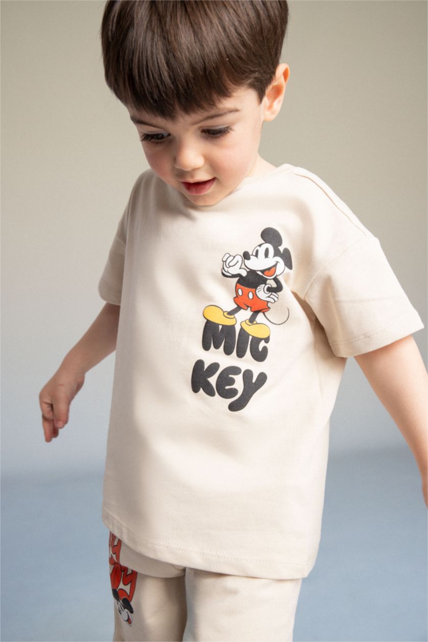Малыши мальчики Слоновая кость Ер бала сәбилерге арналған Disney Mickey & Minnie 2 дана жинақ