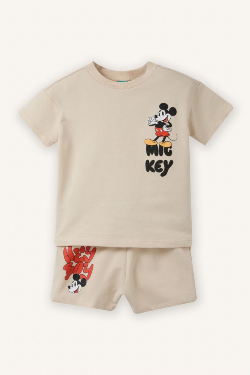 Малыши мальчики Слоновая кость Ер бала сәбилерге арналған Disney Mickey & Minnie 2 дана жинақ