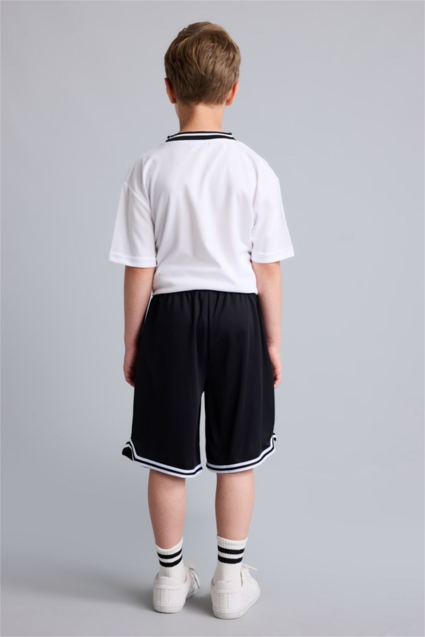 Young Boys - Teen Boys Violet Beyaz 2 piece Oversize Fit Set