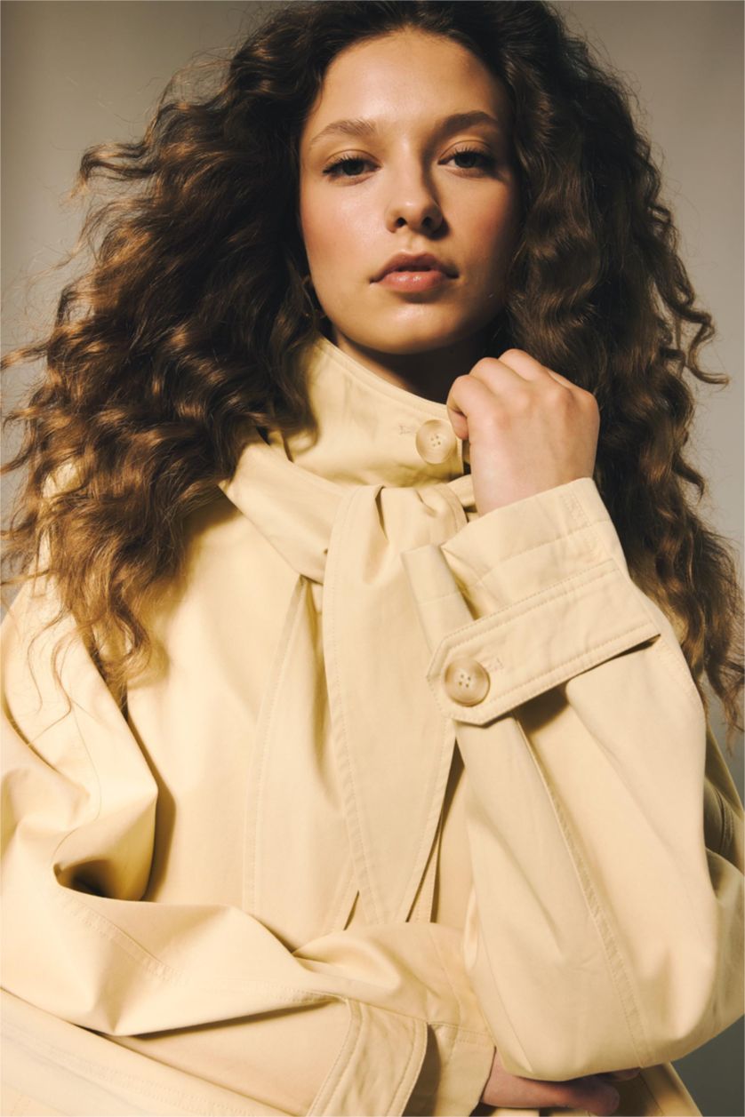 Kadın Bej Trençkot