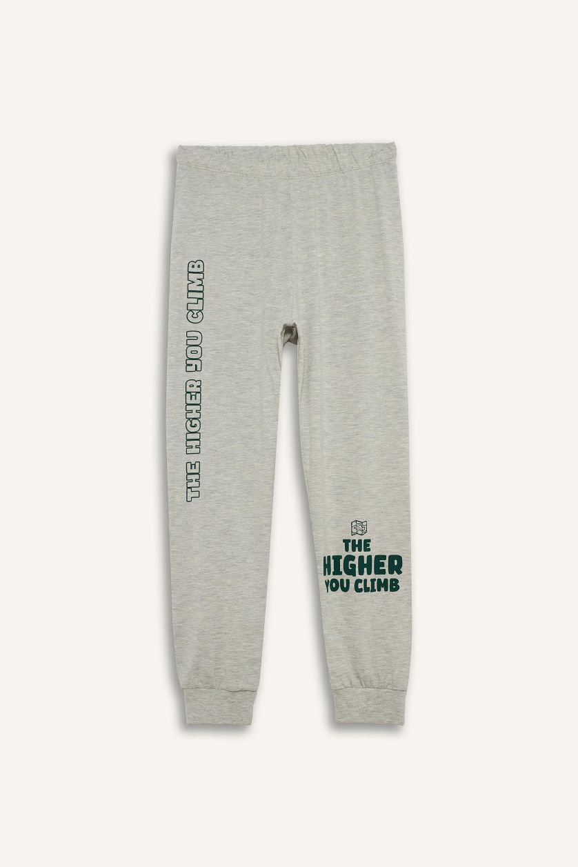 Boys & Teens Green 2 piece Regular Fit Knitted Pyjamas