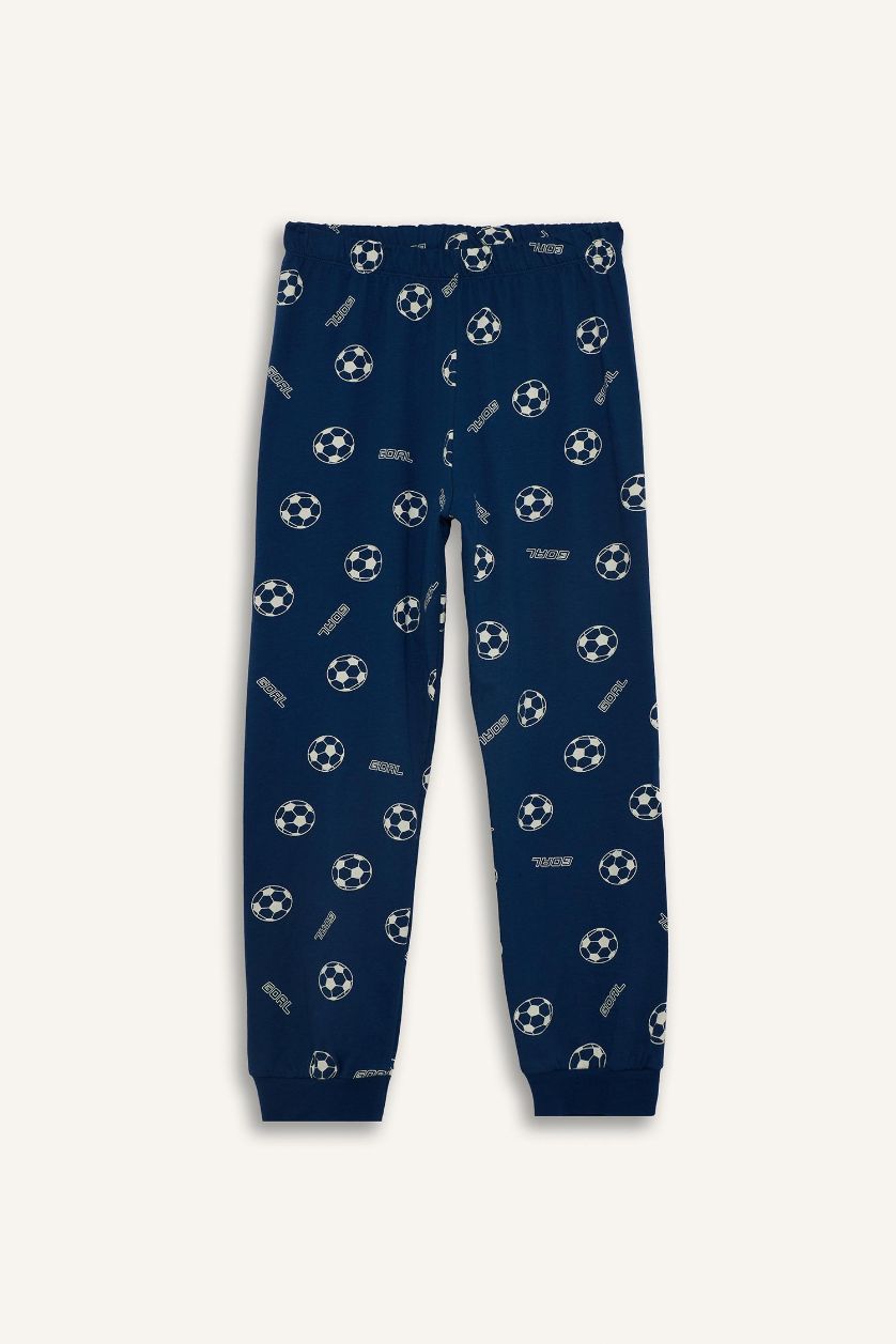 Boys & Teens Ecru 2 piece Regular Fit Knitted Pyjamas