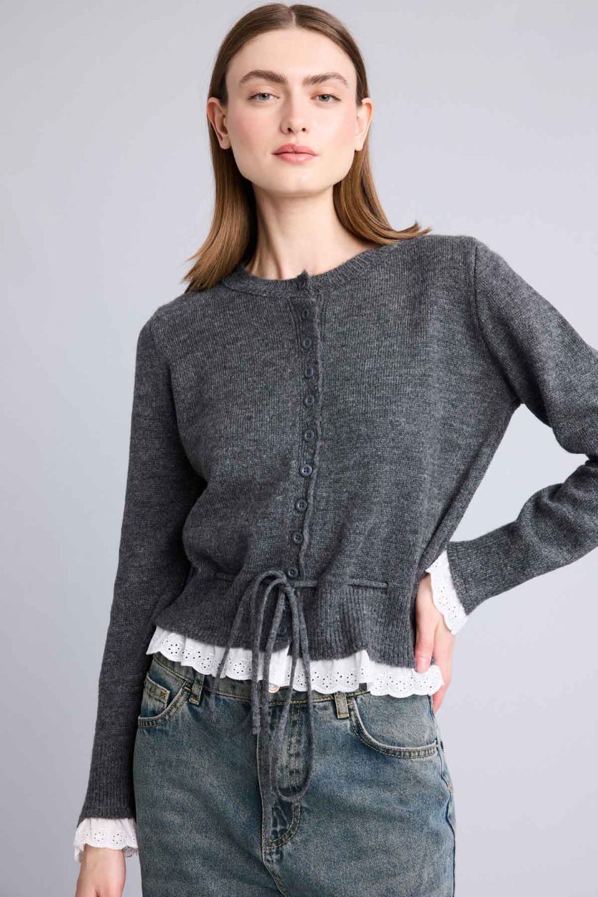 نساء أنثرا Slim Fit Cardigan