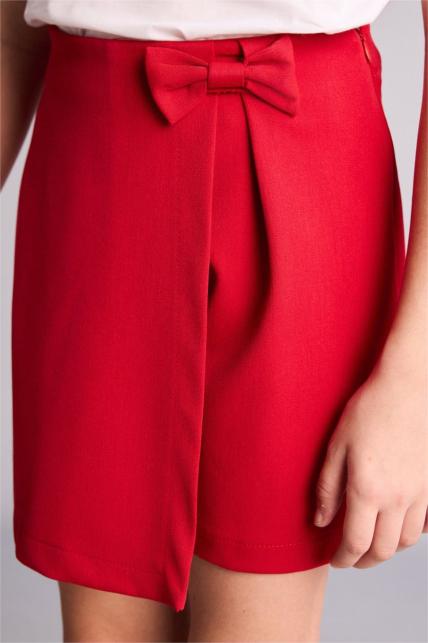 Kız Çocuk - Genç Kız Kırmızı Etek Kız Çocuk