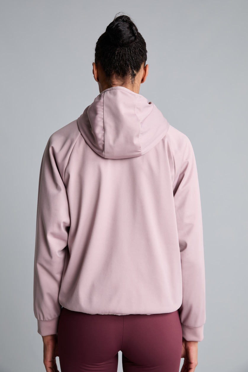 Women Rose Zipper Puffer Jacket