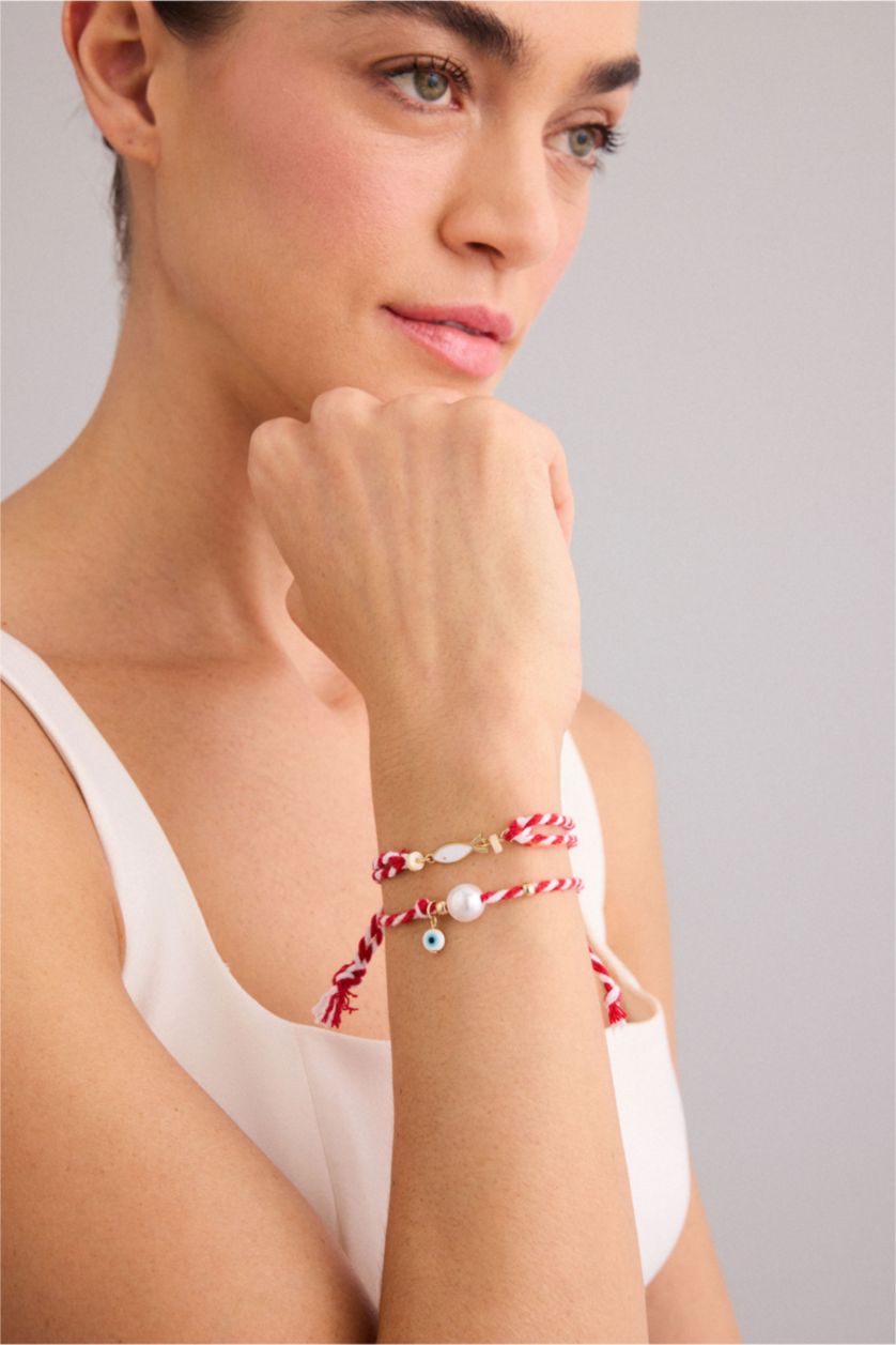 Kadın Kırmızı Kadın 2'li Marteniçka Bileklik