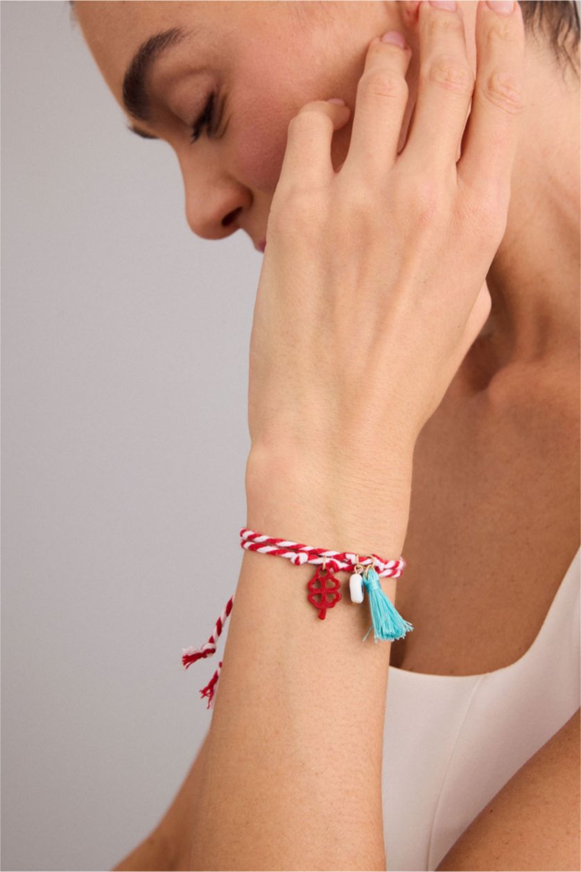 Kadın Kırmızı Kadın 2'li Marteniçka Bileklik