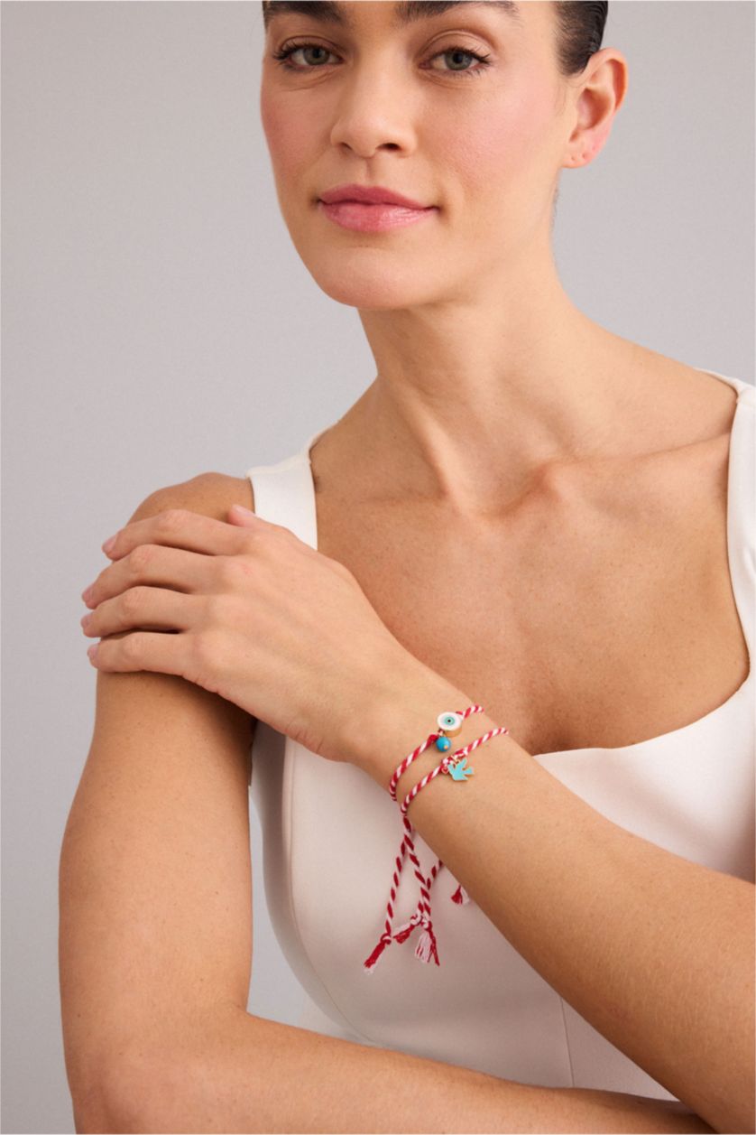 Kadın Kırmızı Kadın 2'li Marteniçka Bileklik