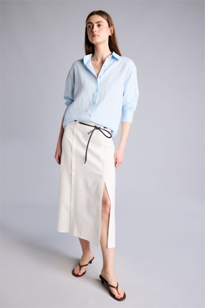 WOMAN Stone A Cut Midi