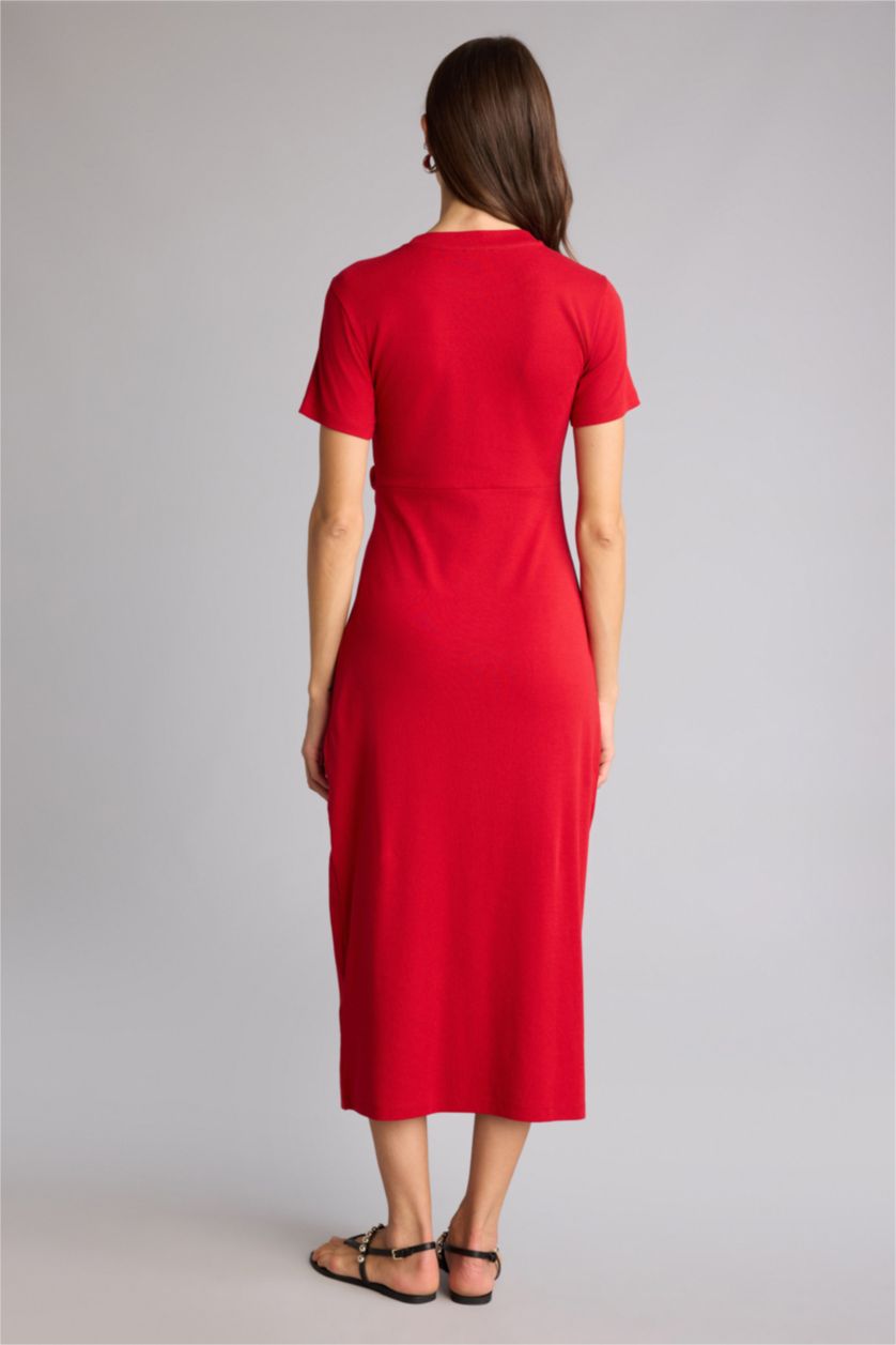 Женщины Красный Ribana Midi Dress