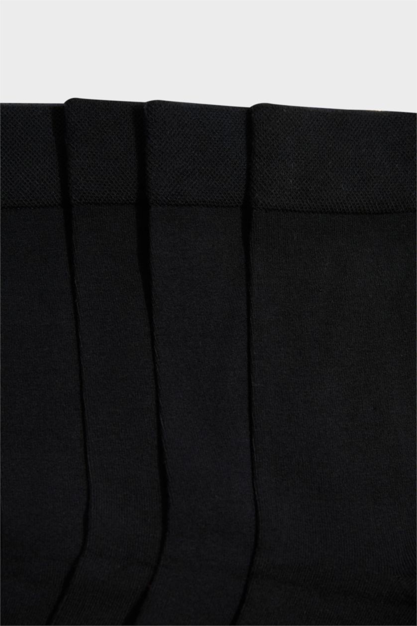 Erkek Siyah 5'li Bambu Uzun Çorap