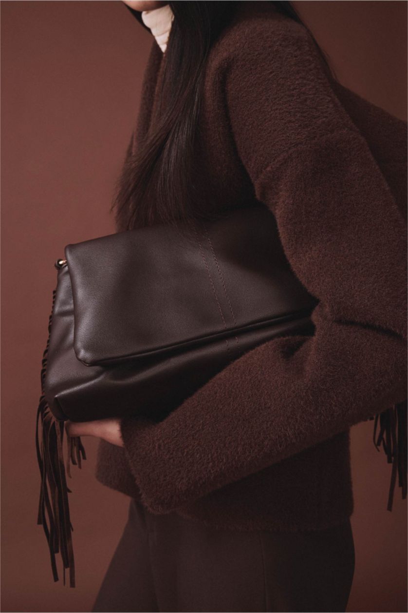 Kadın Kahve Kadın Omuz Çantası