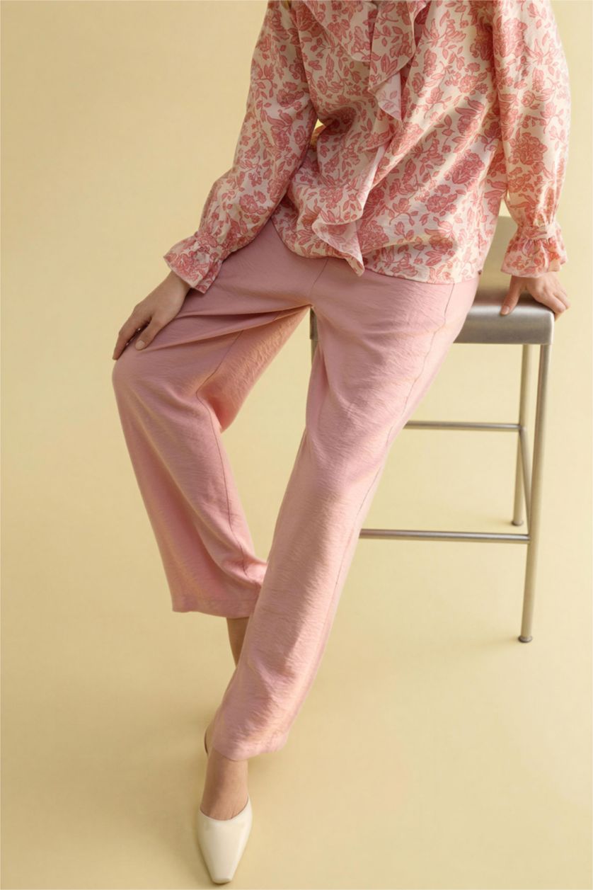 WOMAN Rose Straight Fit Straight Leg Trousers