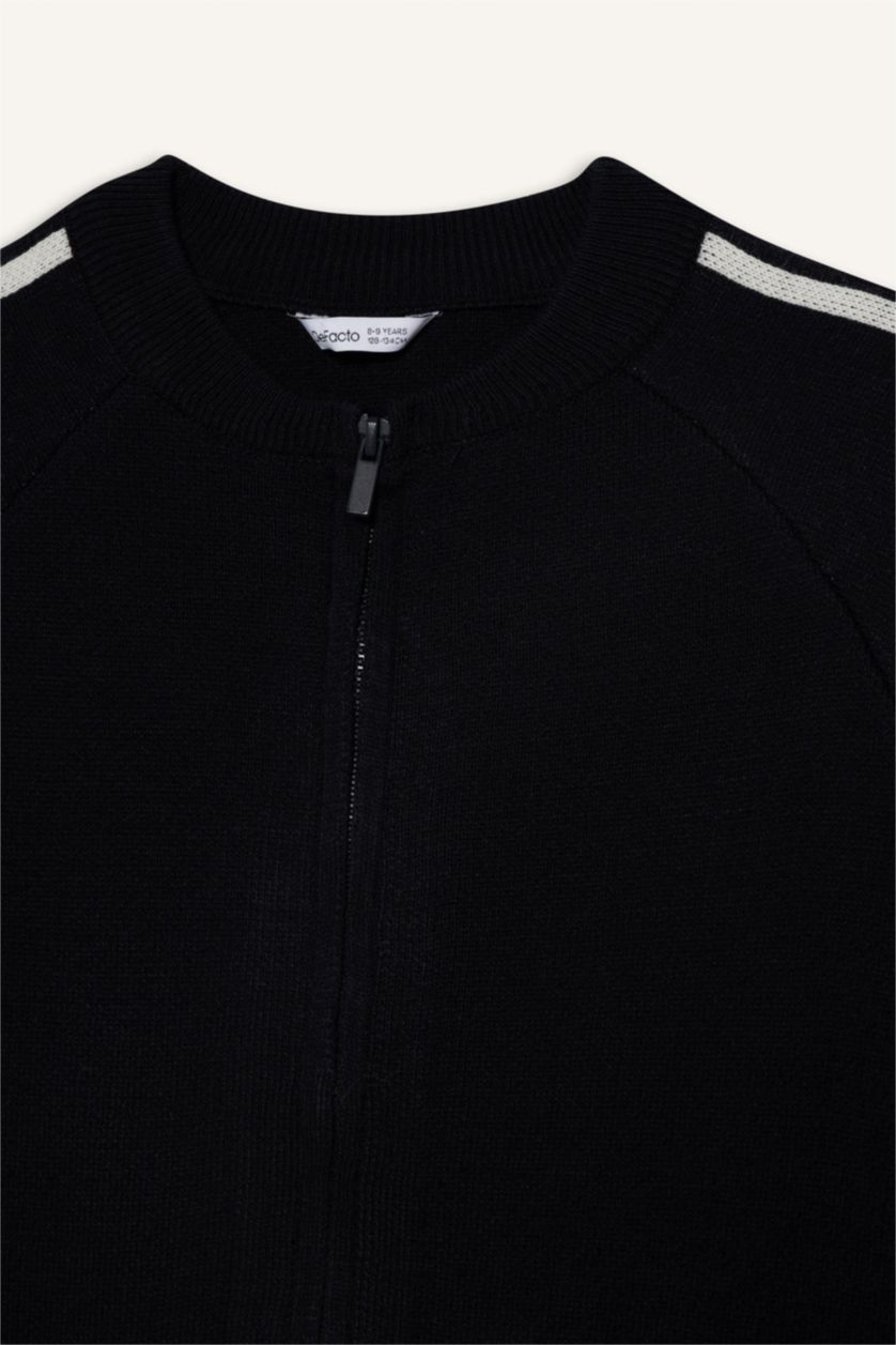 Erkek Çocuk - Genç Erkek Lacivert Bomber Hırka Erkek Çocuk