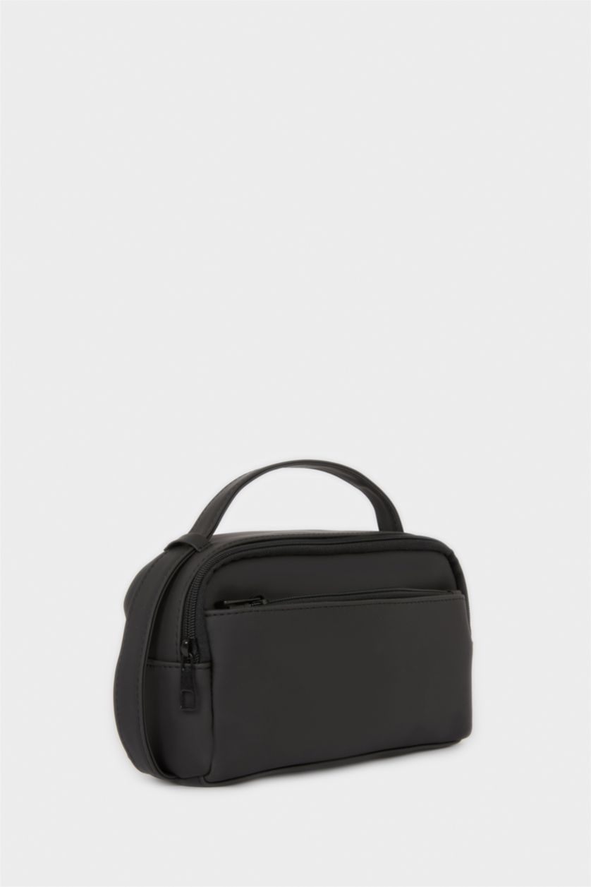 Erkek Siyah Erkek Suni Deri El Çantası