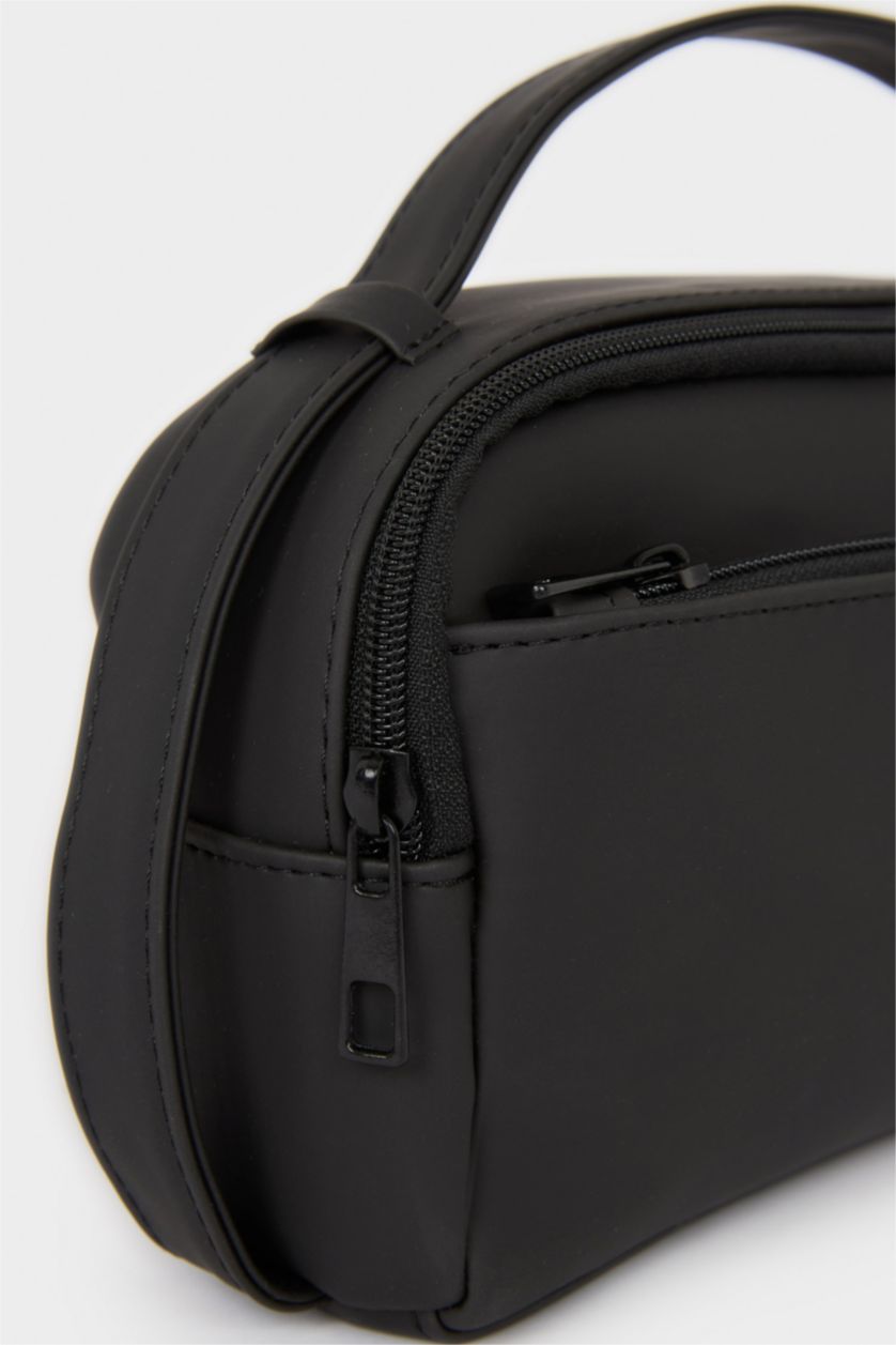 Erkek Siyah Erkek Suni Deri El Çantası