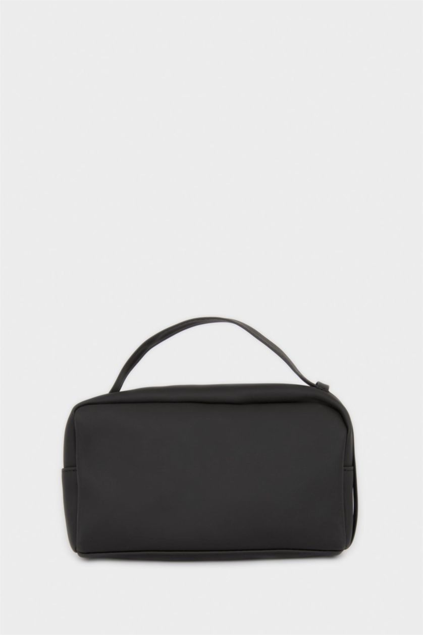 Erkek Siyah Erkek Suni Deri El Çantası