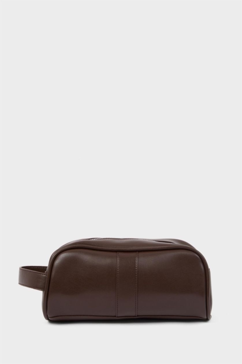 Erkek Kahve Erkek Suni Deri El Çantası