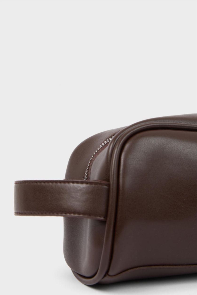 Erkek Kahve Erkek Suni Deri El Çantası