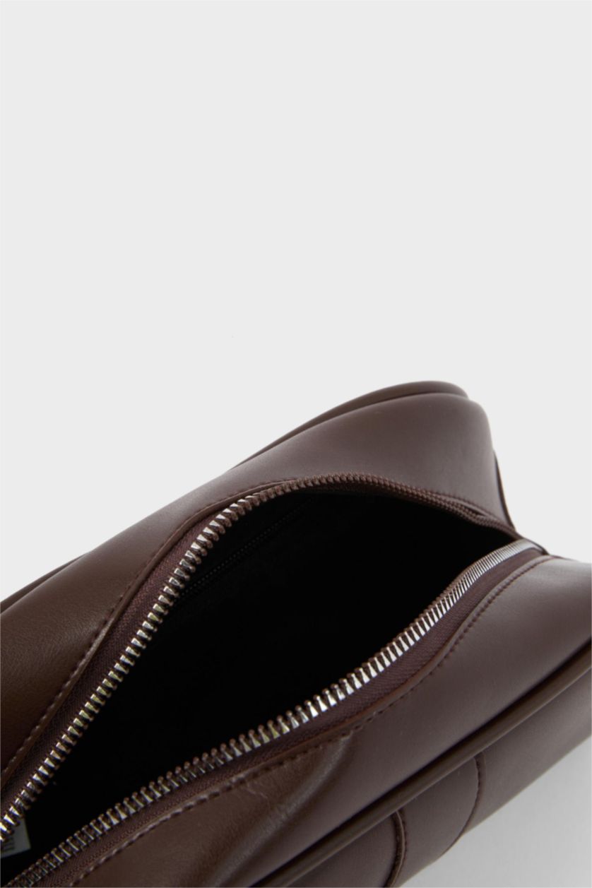 Erkek Kahve Erkek Suni Deri El Çantası