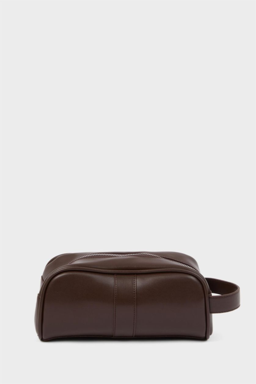 Erkek Kahve Erkek Suni Deri El Çantası