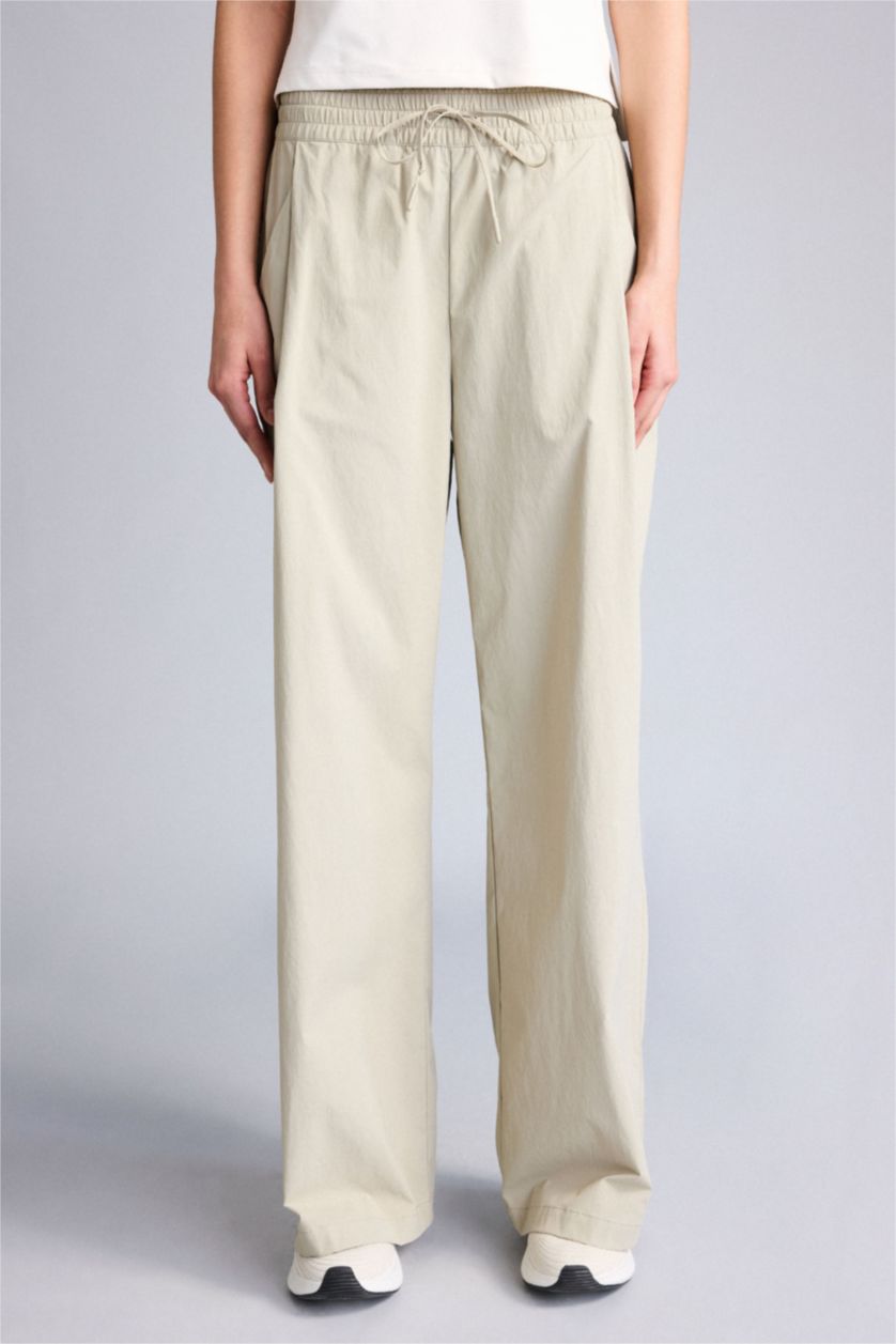 Kadın Taş Wide Leg Pantolon