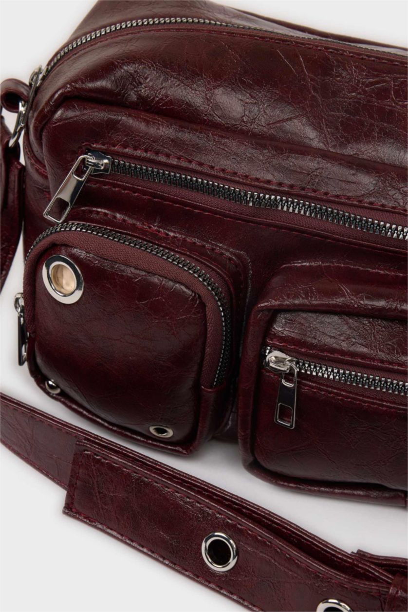 Kadın Bordo Omuz Çantası