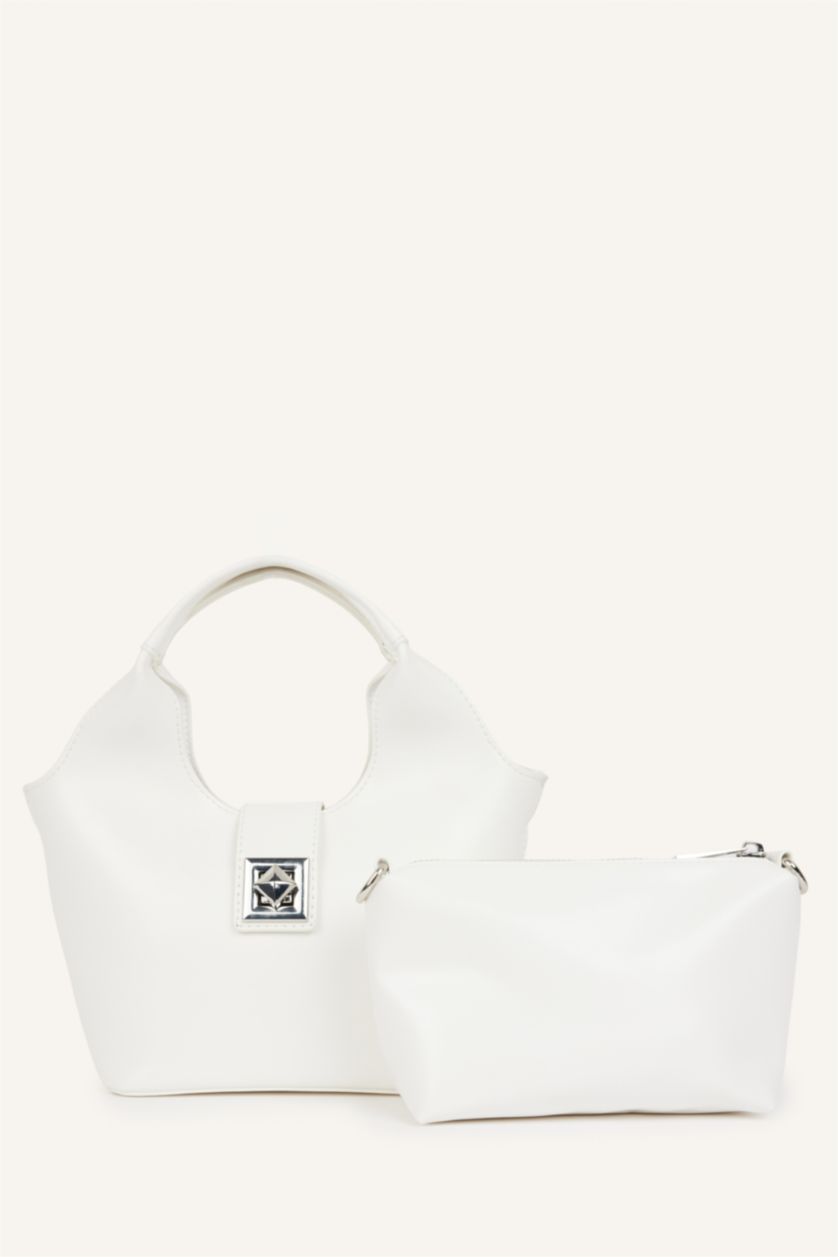 Women White Hand Bag