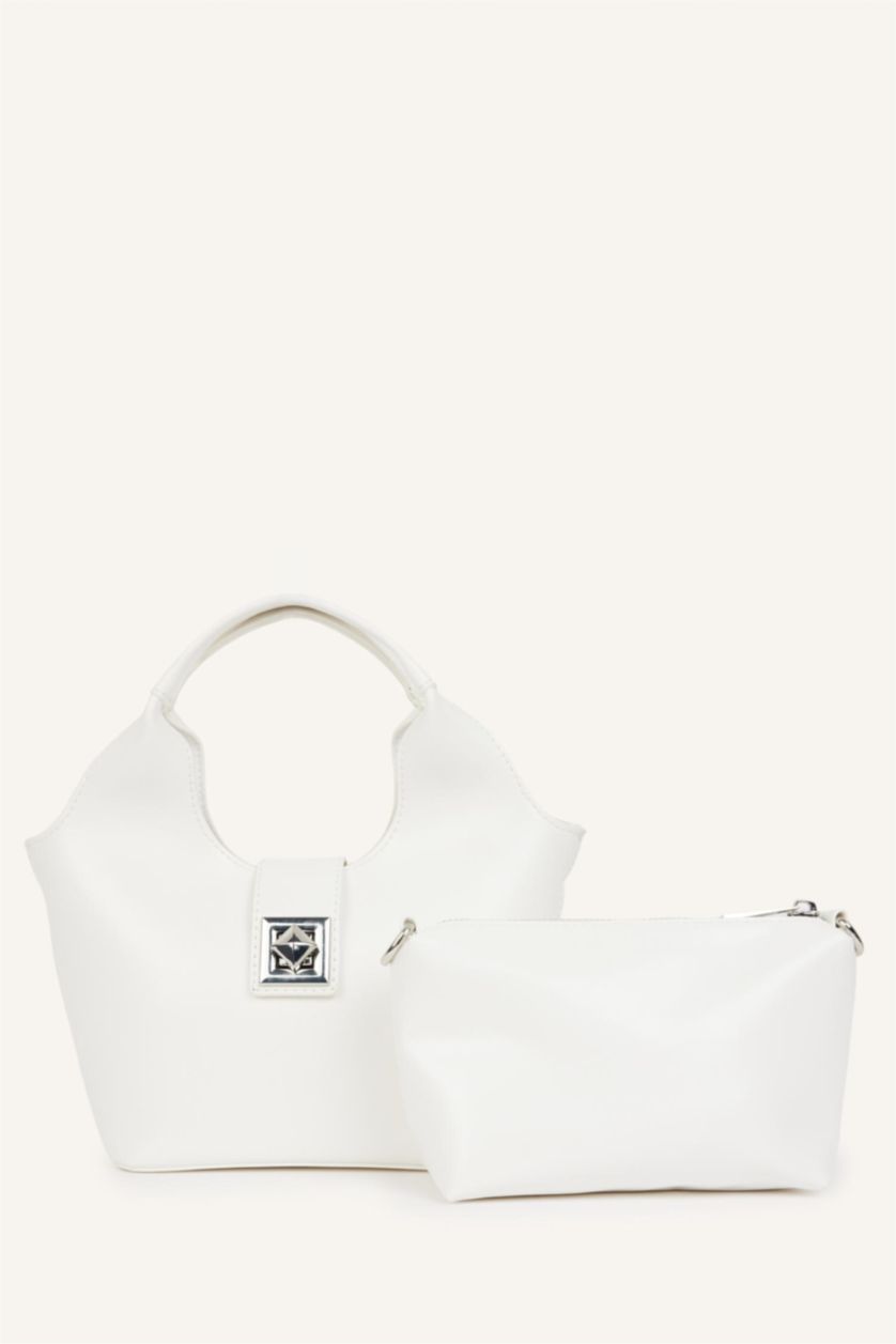 Women White Hand Bag
