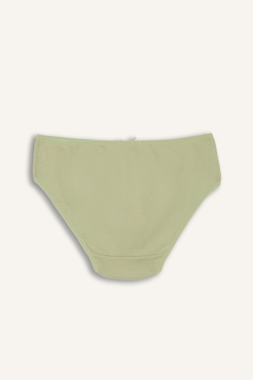 بناتي أبيض كلوت بناتي ممشط فلورال - 3 قطع