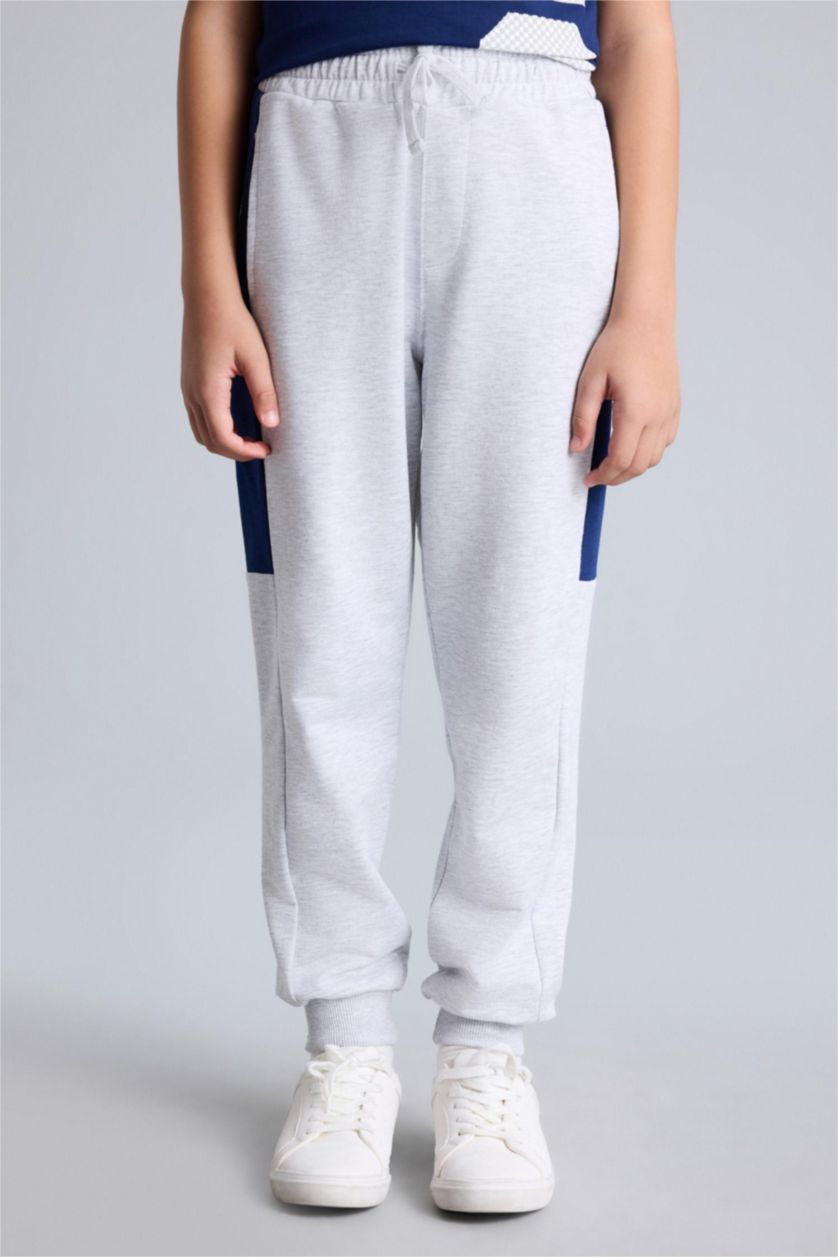 Erkek Çocuk - Genç Erkek Lacivert Tişört Eşofman Altı 2'li Takım Erkek Çocuk