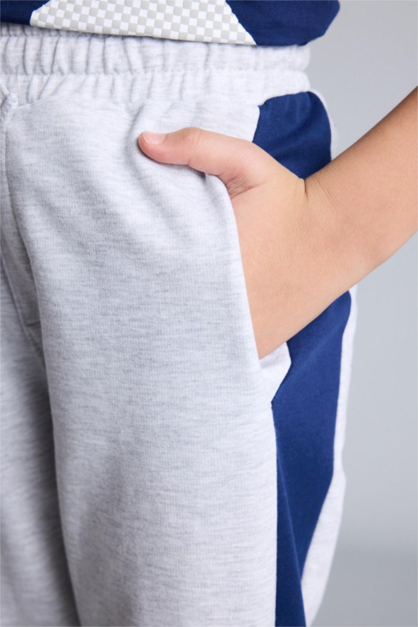 Erkek Çocuk - Genç Erkek Lacivert Tişört Eşofman Altı 2'li Takım Erkek Çocuk