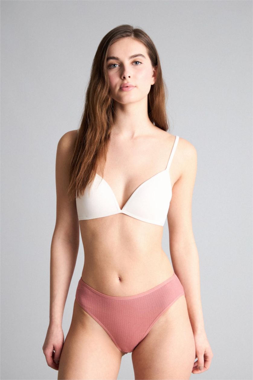 Kadın Gri Ribana 5’li Slip Külot