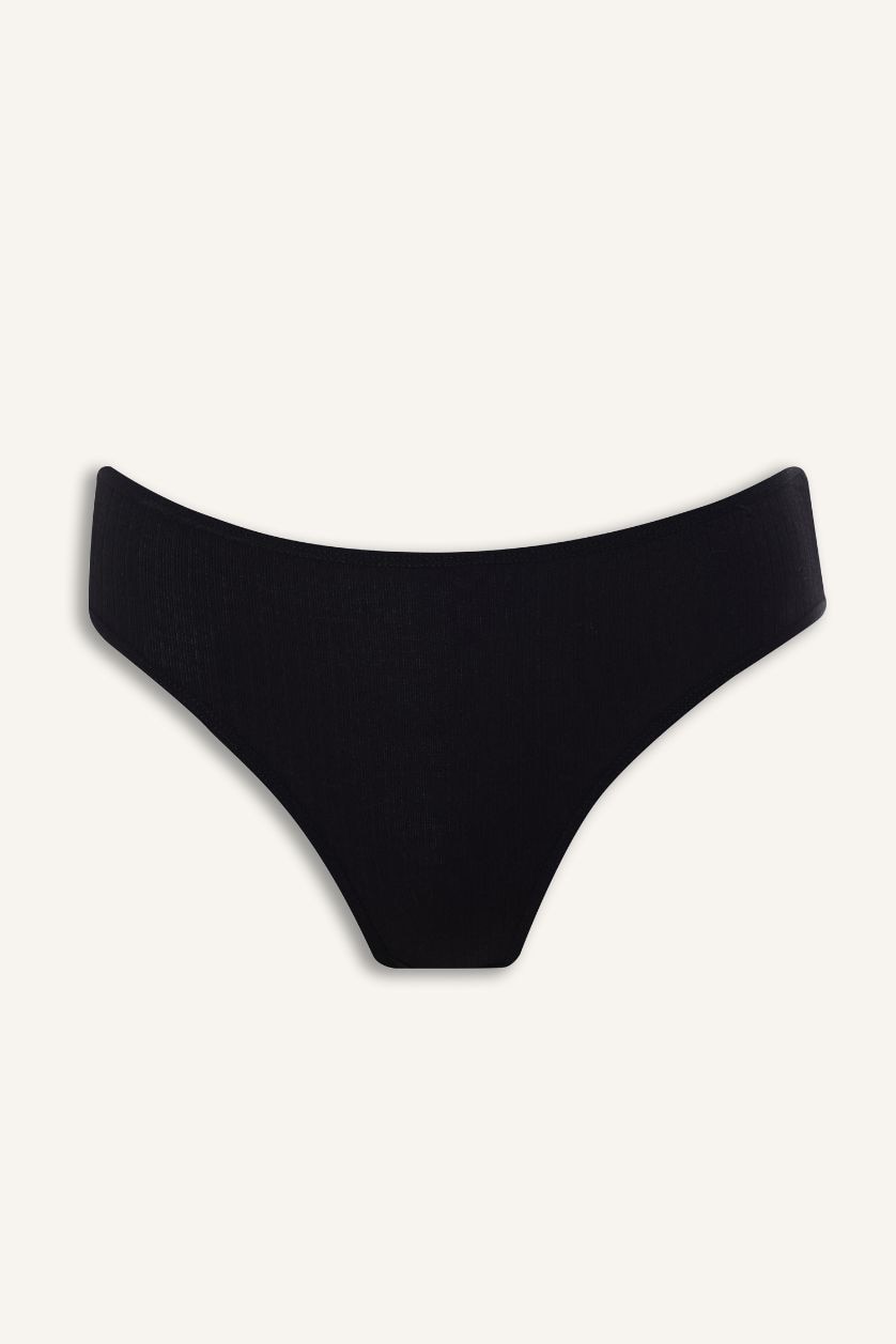 Kadın Gri Ribana 5’li Slip Külot