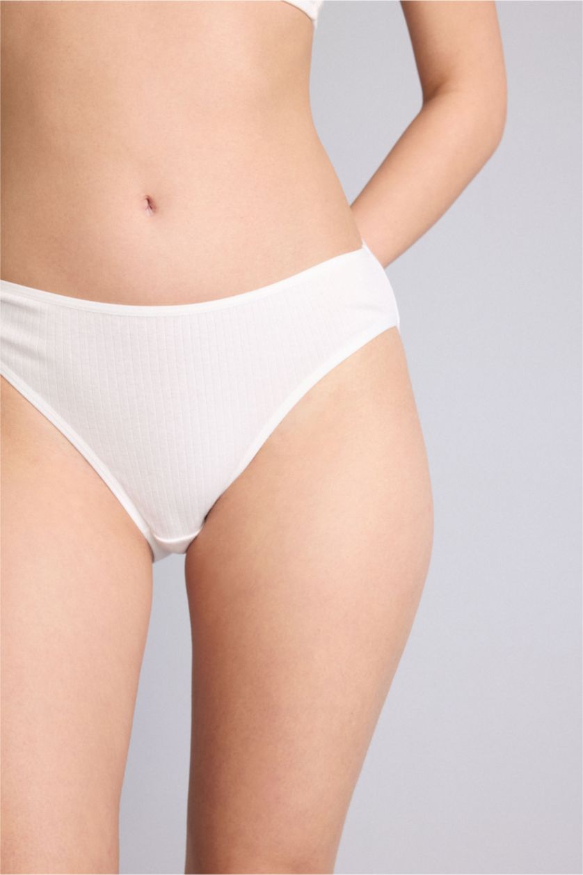 Kadın Gülkurusu Ribana 3’lü Slip Külot