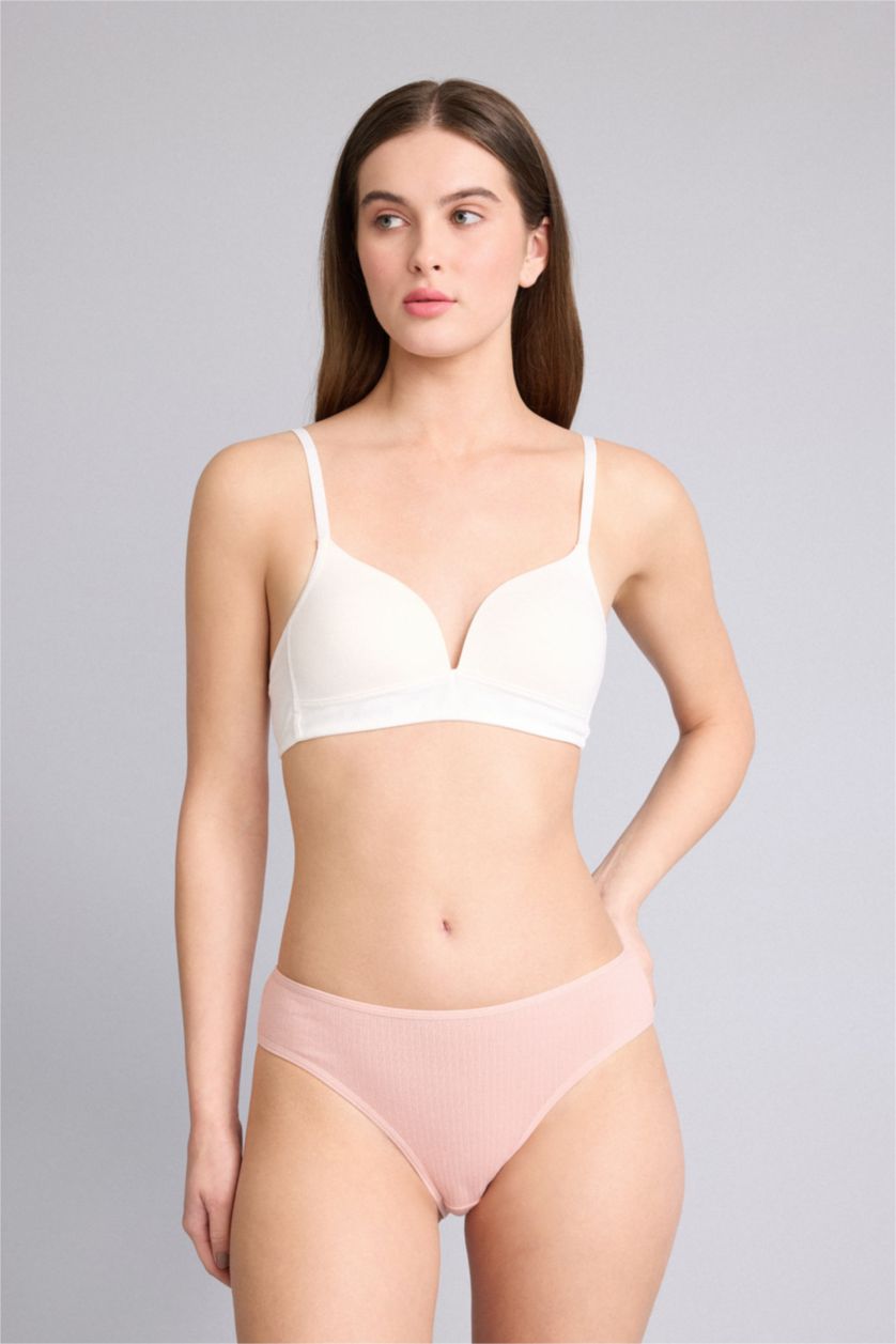 Kadın Gülkurusu Ribana 3’lü Slip Külot