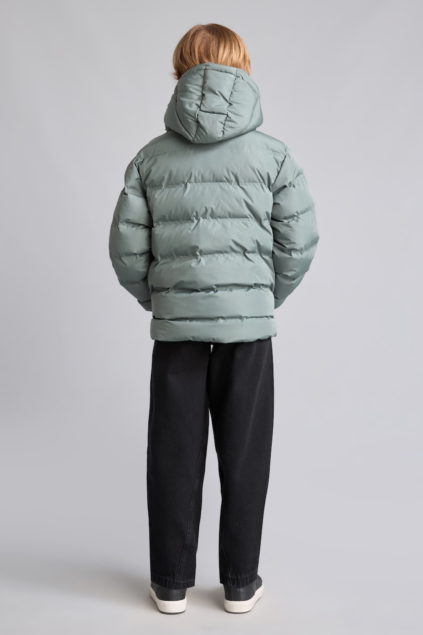 Young Boys - Teen Boys Green Boy Hooded Puffer Jacket