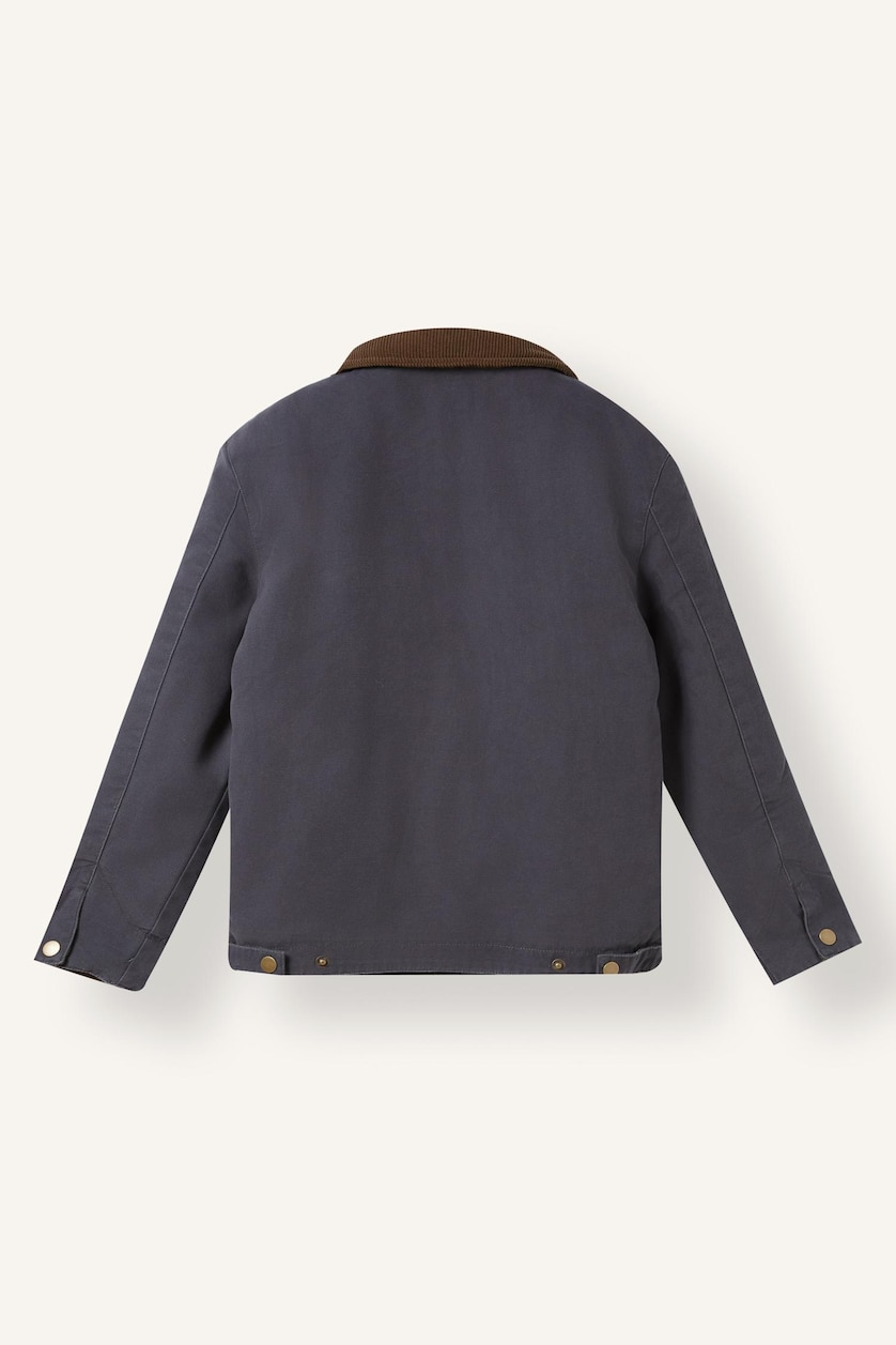 Young Boys - Teen Boys Light Navy Boy Polo Collar Puffer Jacket