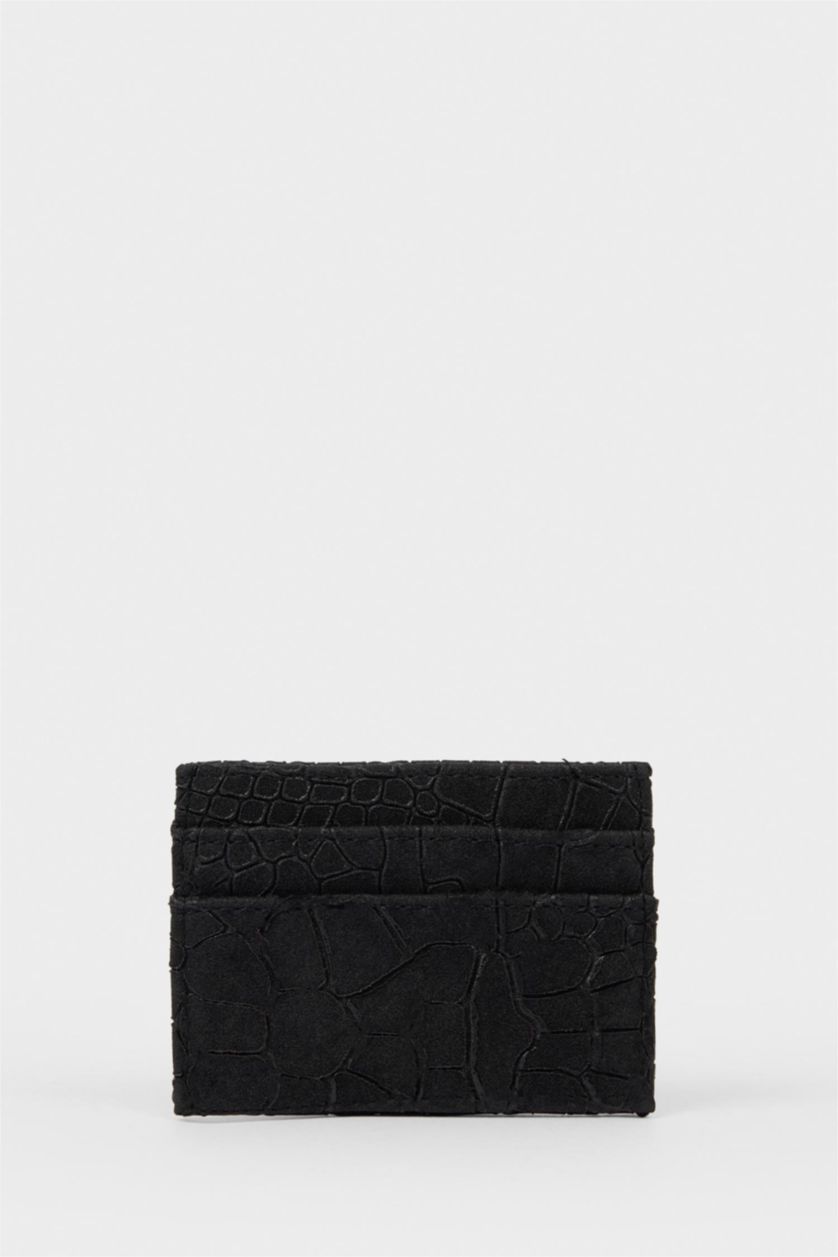 Erkek Siyah Erkek Süet Kartlık