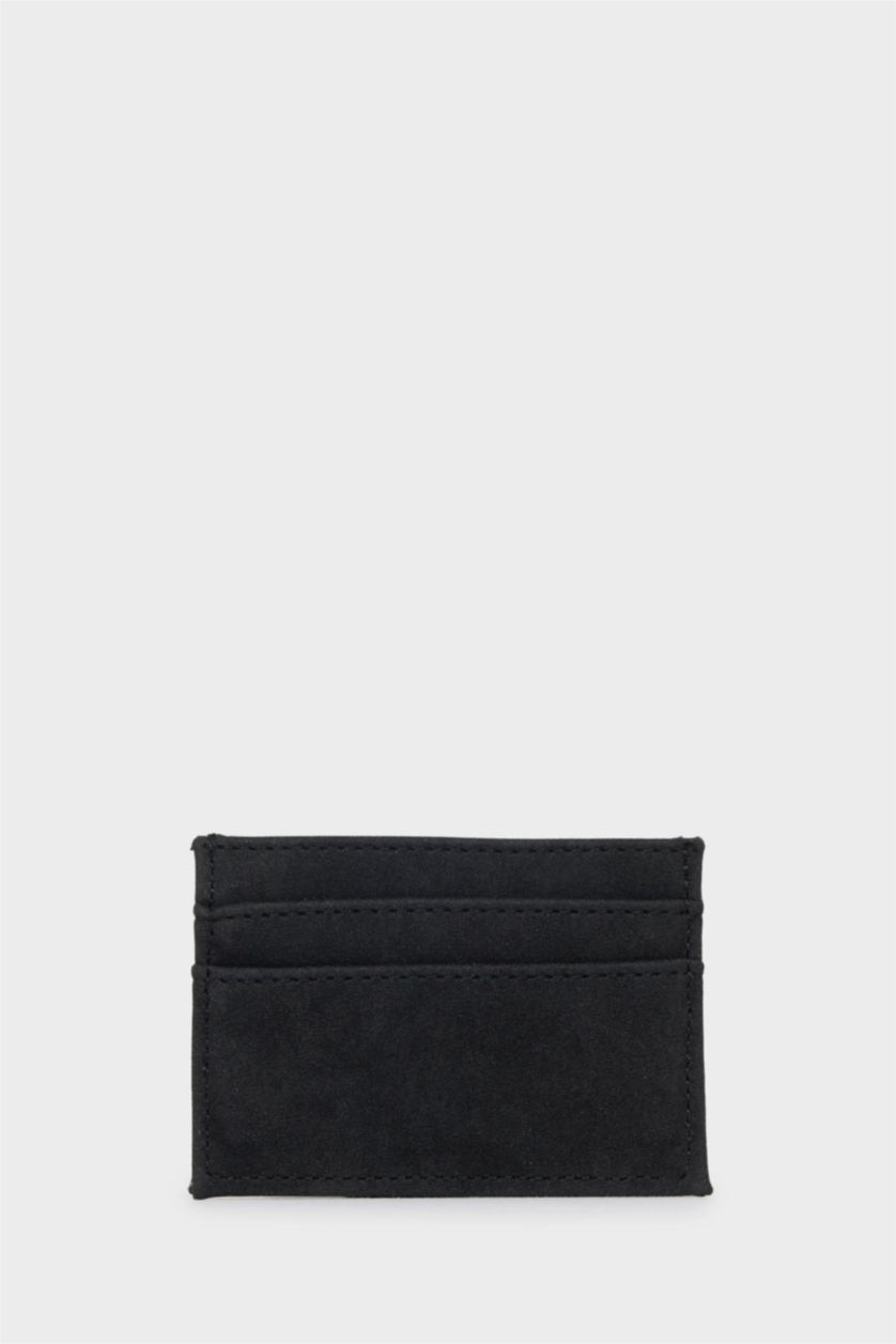 Men Black Man Business Card Wallet