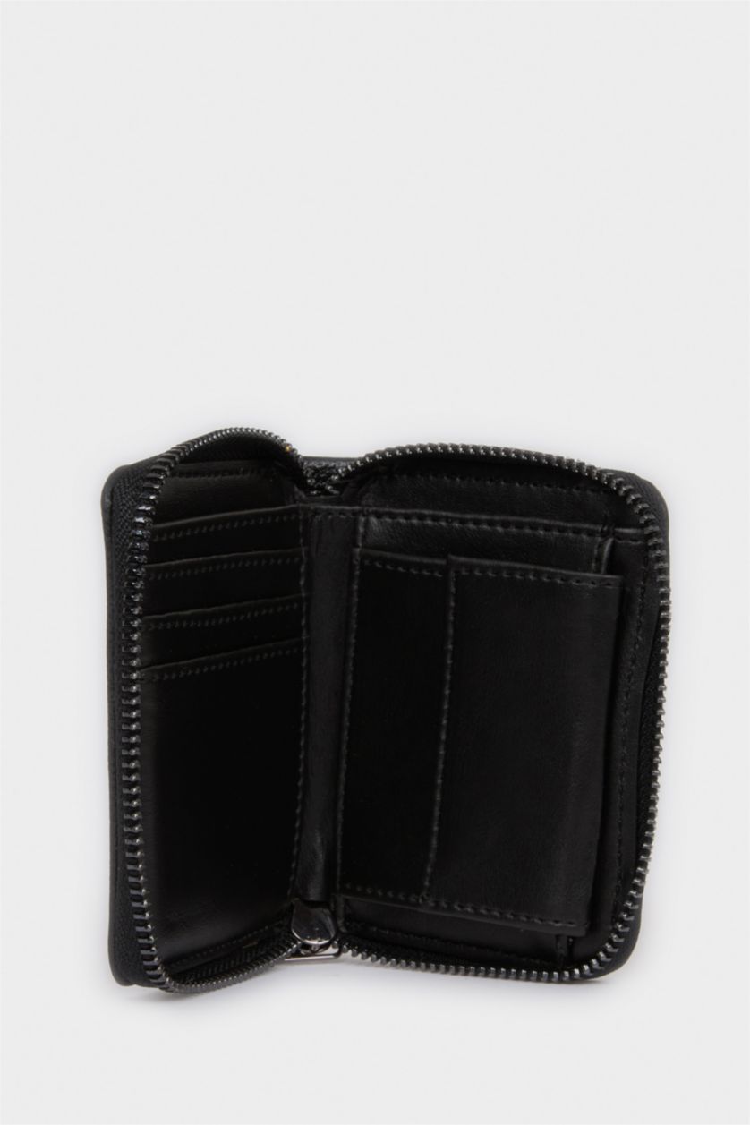 Erkek Siyah Erkek Suni Deri Cüzdan