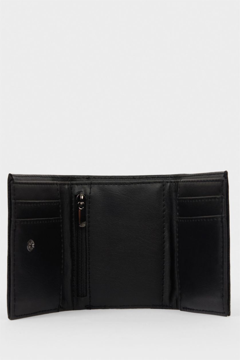 Erkek Siyah Erkek Suni Deri Cüzdan