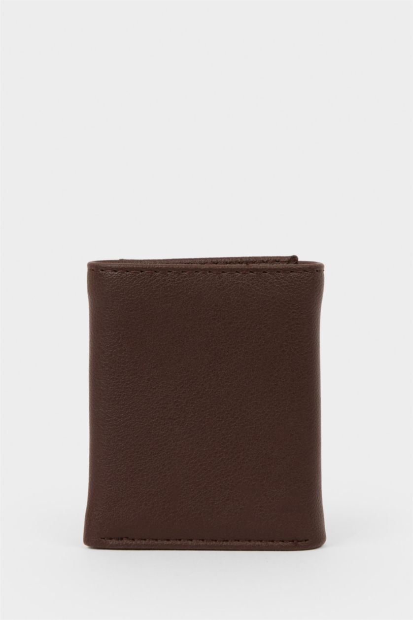 Erkek Kahve Erkek Suni Deri Cüzdan