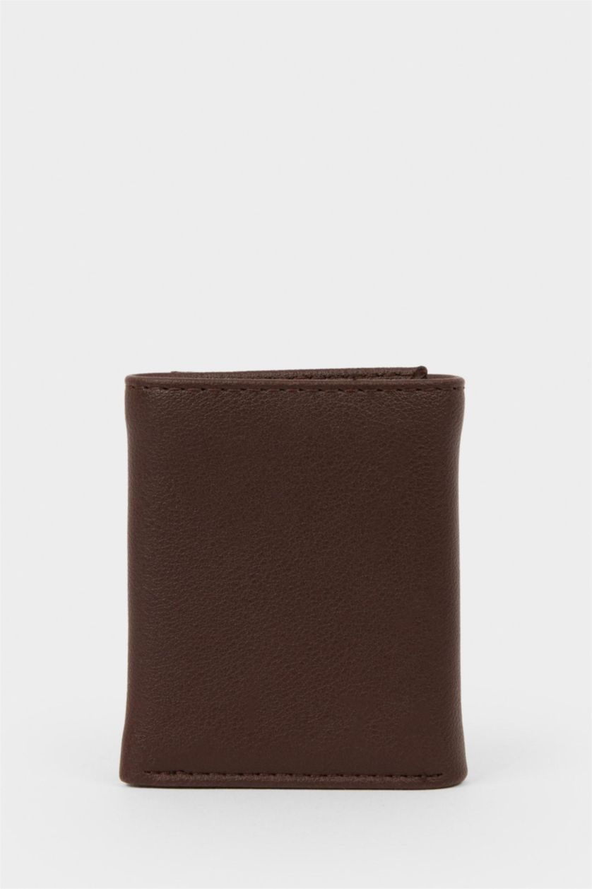 Erkek Kahve Erkek Suni Deri Cüzdan