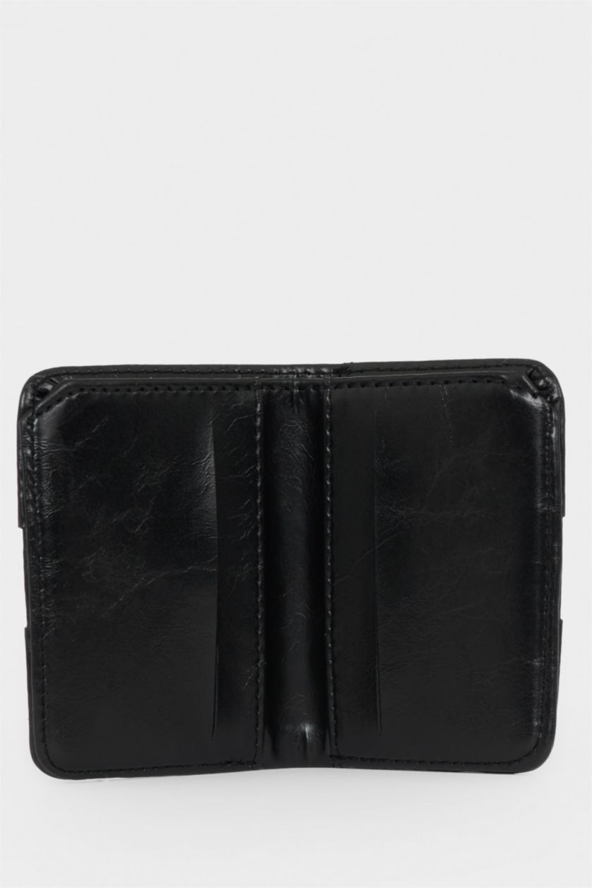 Erkek Siyah Erkek Suni Deri Cüzdan