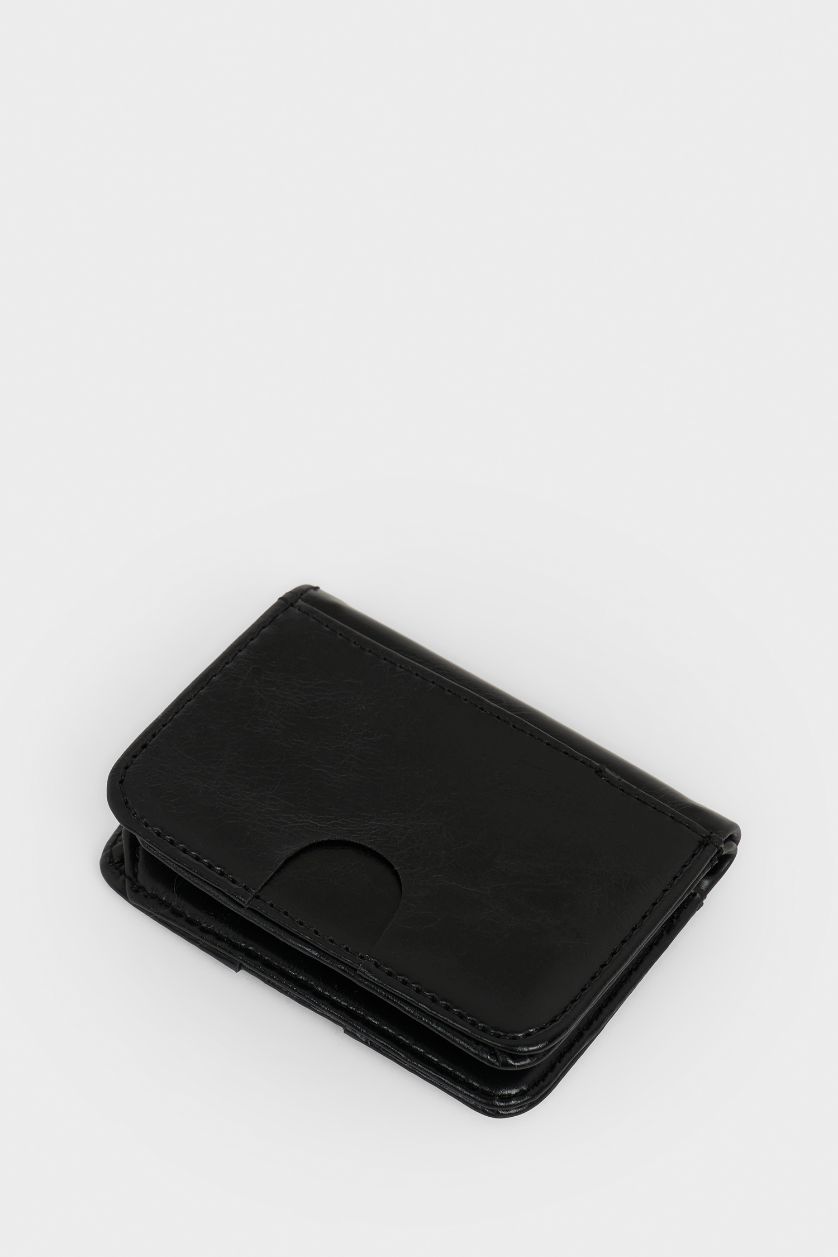 Erkek Siyah Erkek Suni Deri Cüzdan
