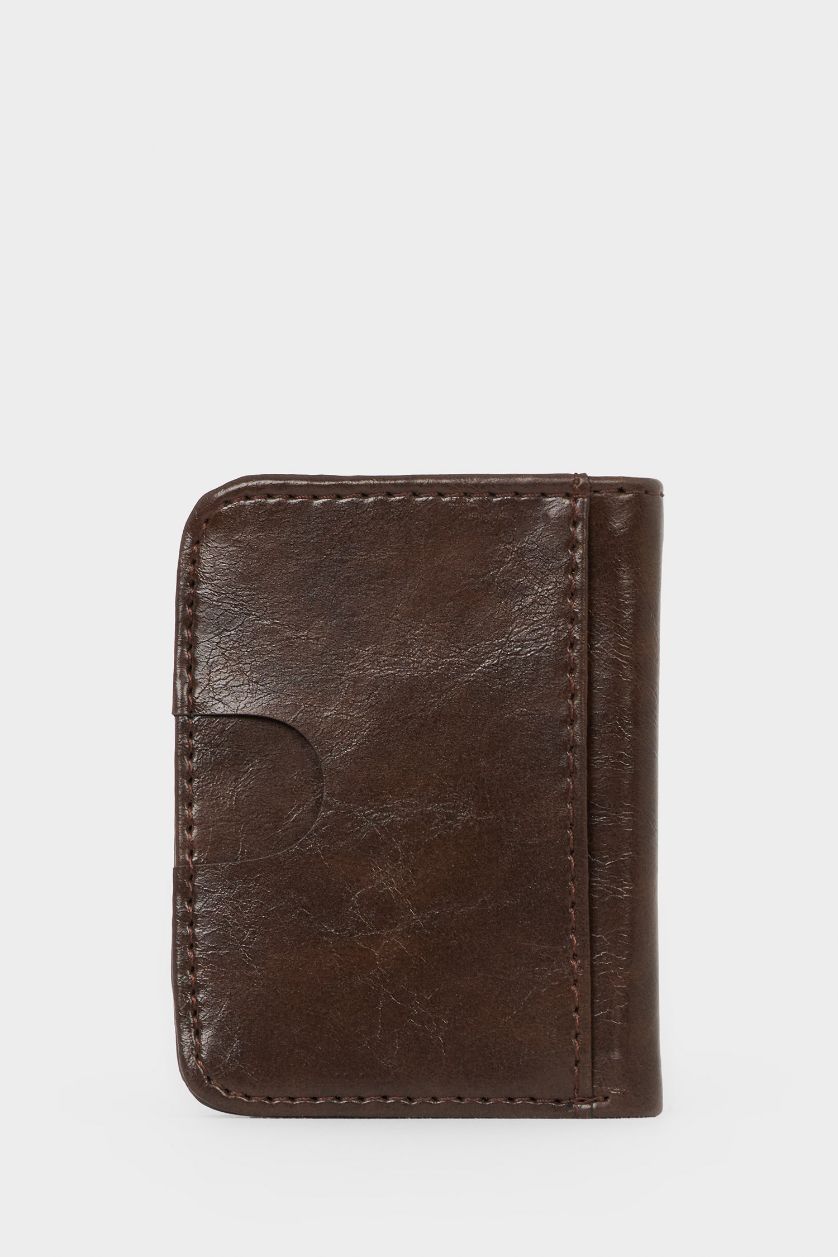 Erkek Kahve Erkek Suni Deri Cüzdan