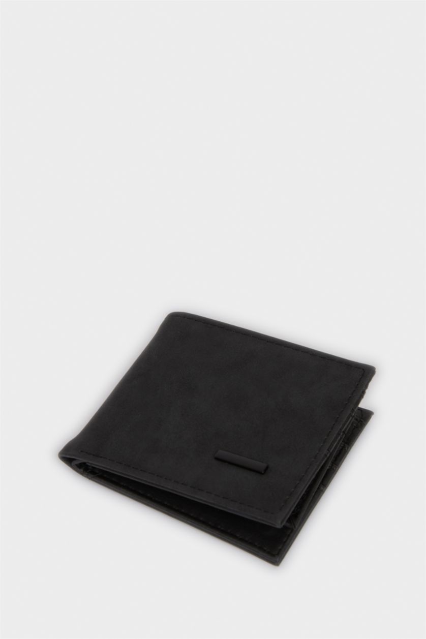 Erkek Siyah Erkek Suni Deri Cüzdan